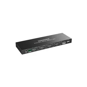 HDMI switch PREMIUMCORD khswit41e 4K@60Hz HDMI 2.0 with remote, 4-in-1