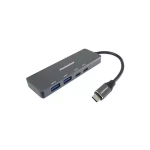 USB-C хаб PREMIUMCORD ku31hub11 с 2 портами USB 3.2 Gen1 (5 Гбит/с) SuperSpeed