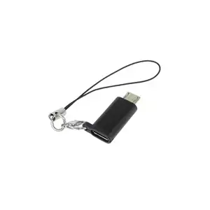 Переходник USB-C (гнездо) на USB 2.0 Micro-B (штекер) PREMIUMCORD kur31-29 черный