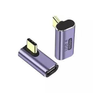USB-C Adapter PREMIUMCORD kur31-41 USB 4.0 90° right-angle connector
