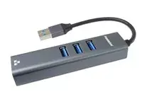 PREMIUMCORD USB 3.0 → RJ45 + 3×USB 3.0 kuethernet7 Photo 2