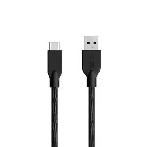 USB A uz USB C kabelis Genius ACC-A2CC-3A — 1 m, USB 3.2 Gen 1 (5 Gbit/s), melns