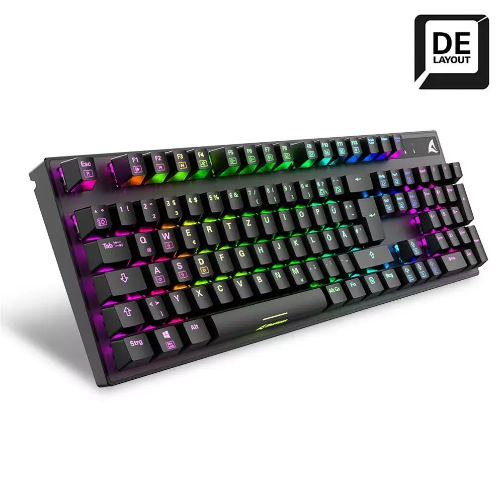 Keyboard Sharkoon SKILLER SGK20 Brown Photo 2
