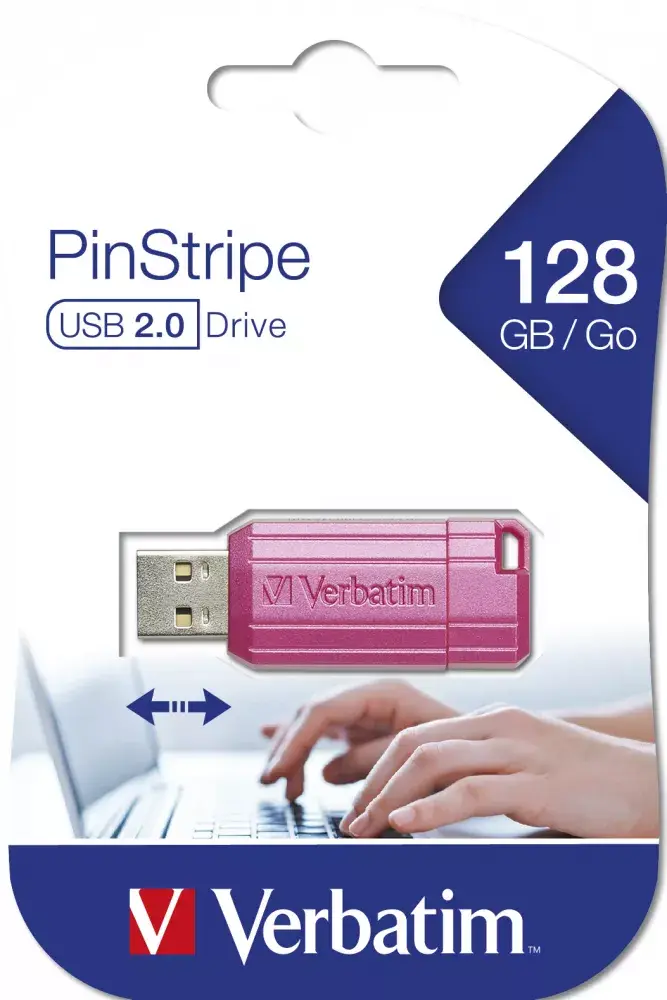 USB zibatmiņa Verbatim 128GB PinStripe Photo 4