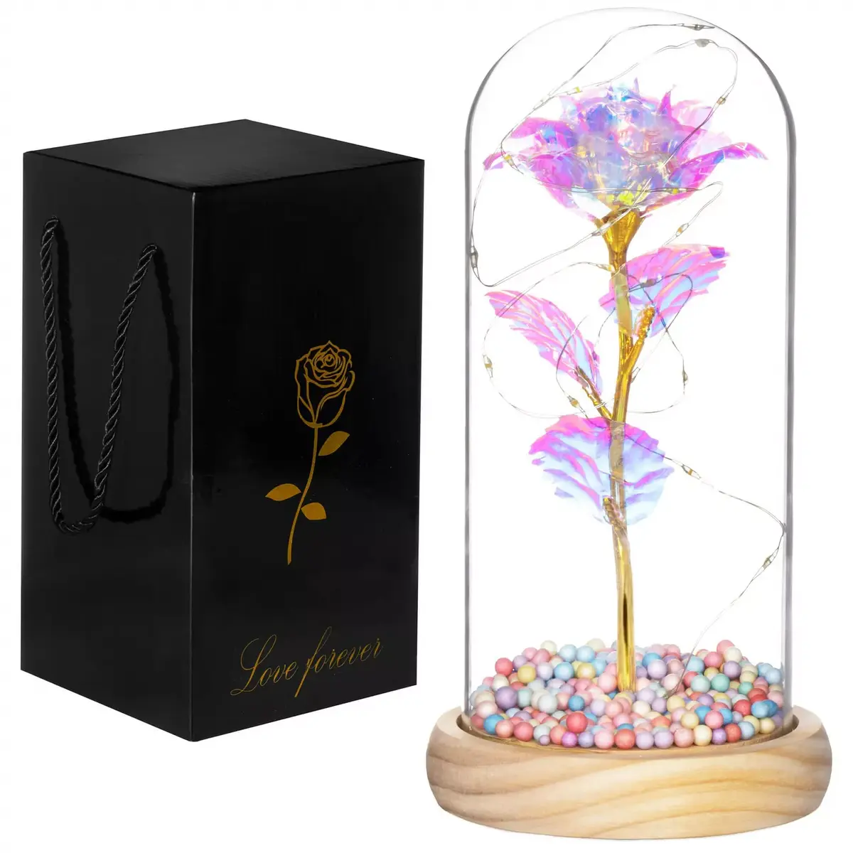Decorative eternal rose Springos HA5159 Photo 5