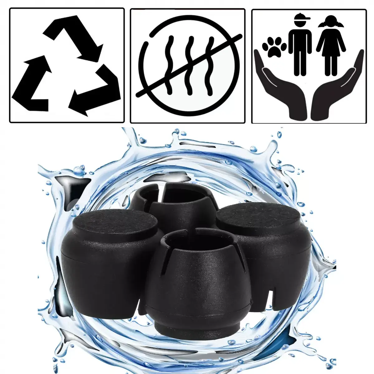 Springos HA7255 furniture leg protective covers, set of 4 Photo 5