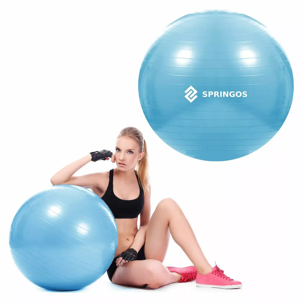 Exercise ball Springos FB0006 55 cm Photo 5
