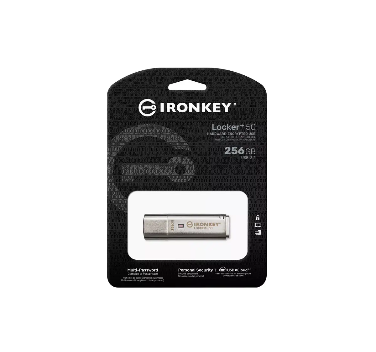 USB флеш-память Kingston 256GB IronKey Locker Plus 50 Photo 6