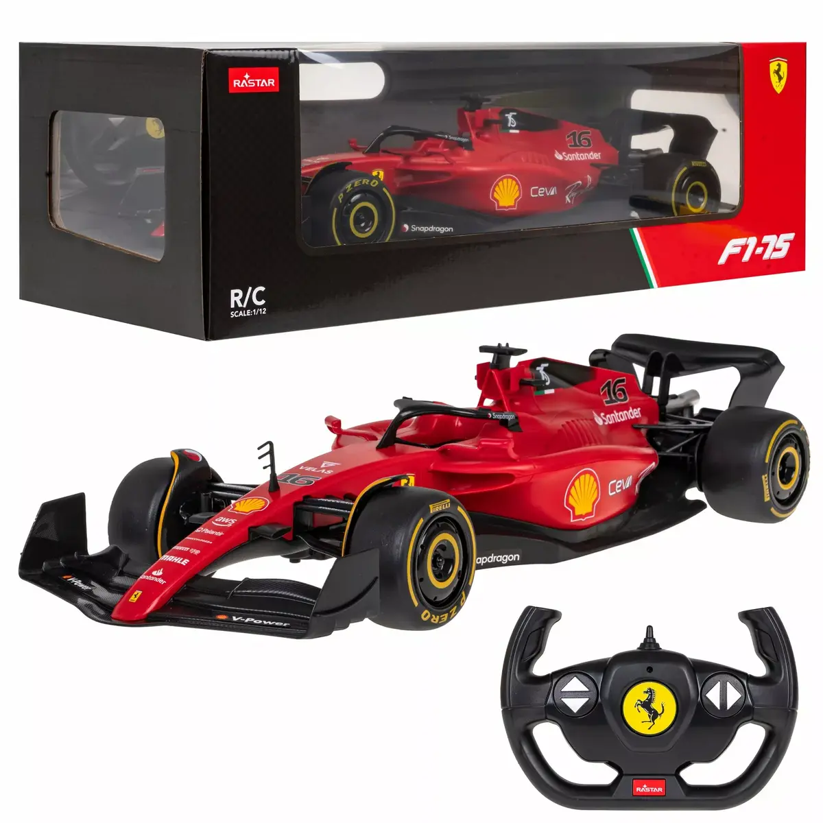 Rastar Ferrari F1 75 radio vadāms modelis 1:12 Photo 6