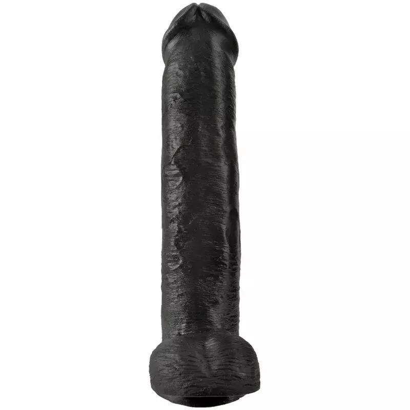 King Cock Realistic Dildo with Testicles 38 cm Photo 2