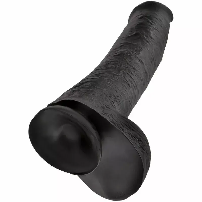 King Cock Realistic Dildo with Testicles 38 cm Photo 4