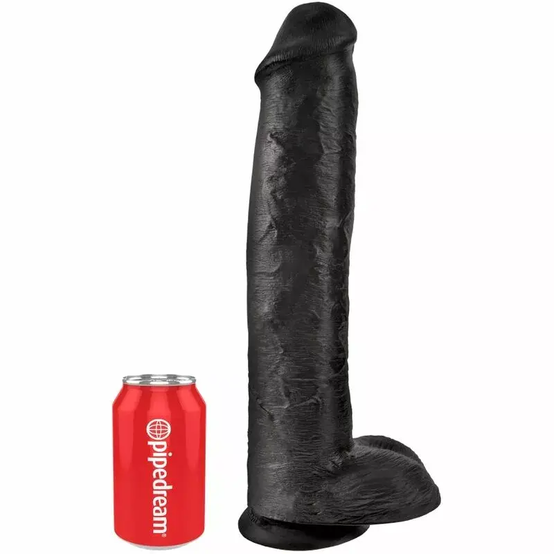 King Cock Realistic Dildo with Testicles 38 cm Photo 5