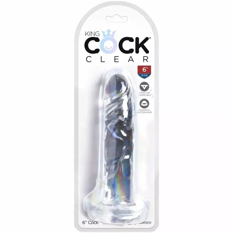 Дилдо KING COCK CLEAR REALISTIC PENIS Photo 4