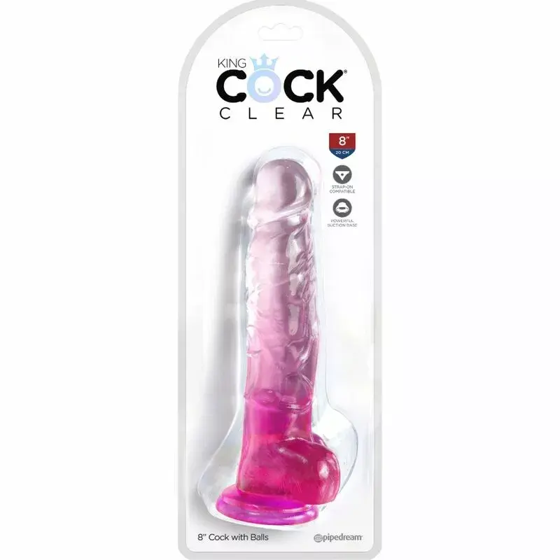 Dildo KING COCK CLEAR REALISTIC PENIS Photo 2