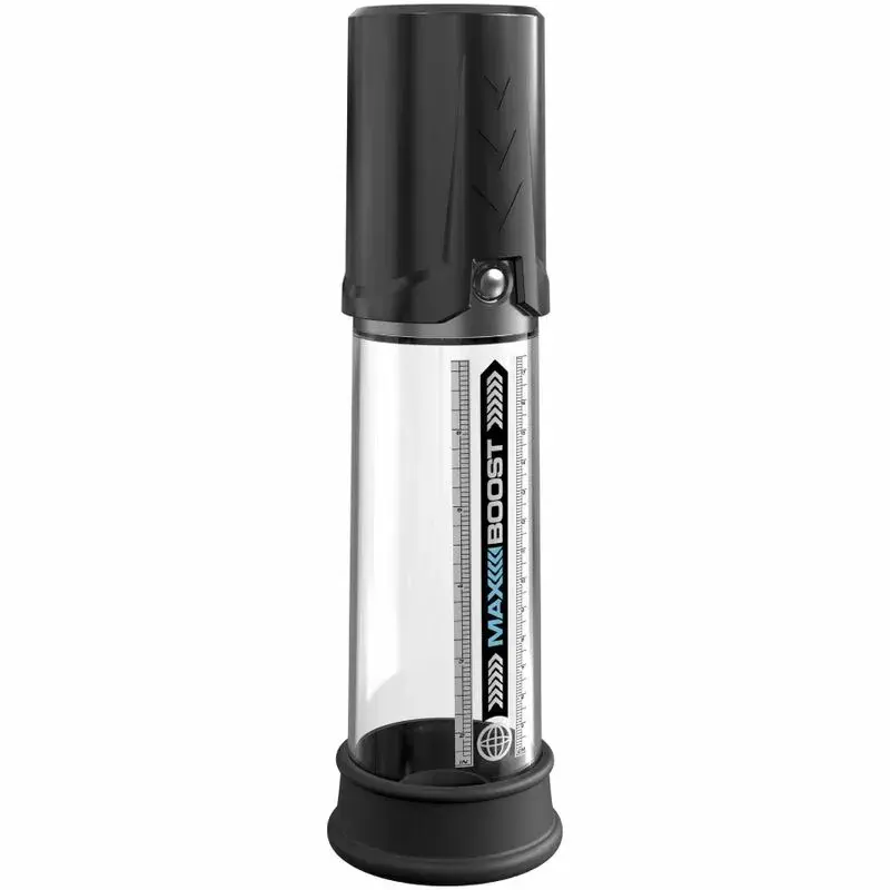 Помпа для пениса Pump Worx Max Boost — прозрачная 28,6 см Photo 2
