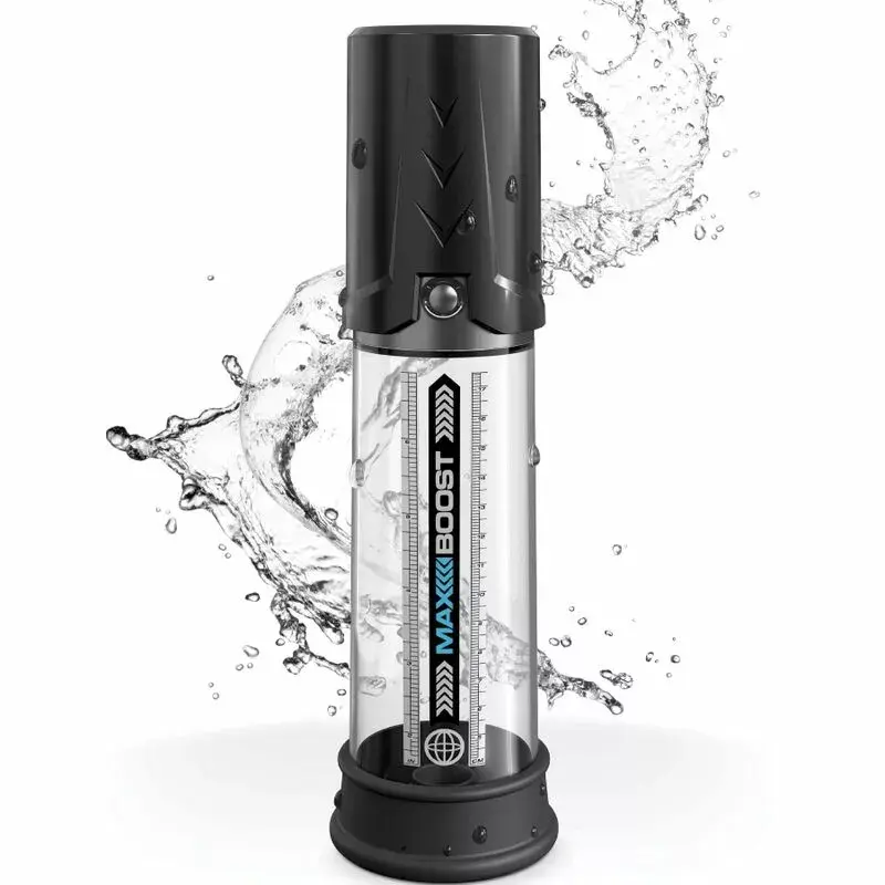 Помпа для пениса Pump Worx Max Boost — прозрачная 28,6 см Photo 4