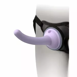Strap-on harness Dillio Body Dock Violet — adjustable straps, attachment-compatible