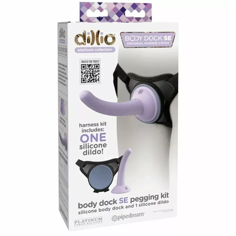 Шлейка-стрепон Dillio Body Dock Violet Photo 6