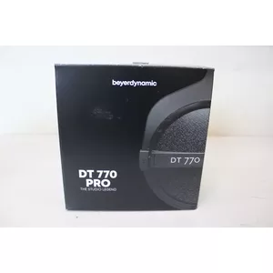 Studijas austiņas Beyerdynamic DT 770 PRO, 250 omi, slēgta tipa, pilna izmēra, melnas