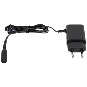 Power adapter Akyga AK-PD-02 for shaver, indoor, 100–240 V, 3.5 W, ABS housing, 1.5 m cable, black