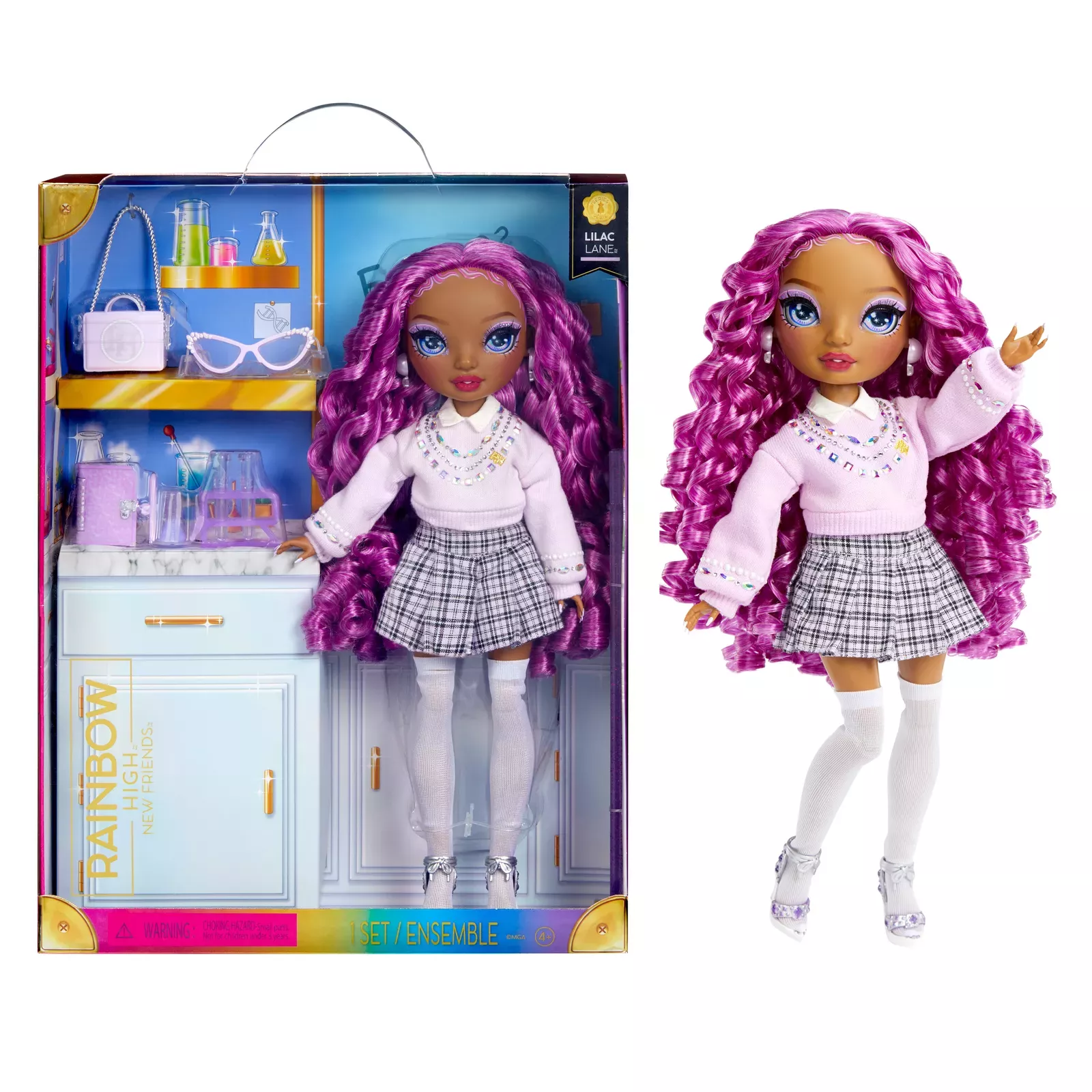 Rainbow High New Friends Fashion Doll- Lilac Lane (Purple