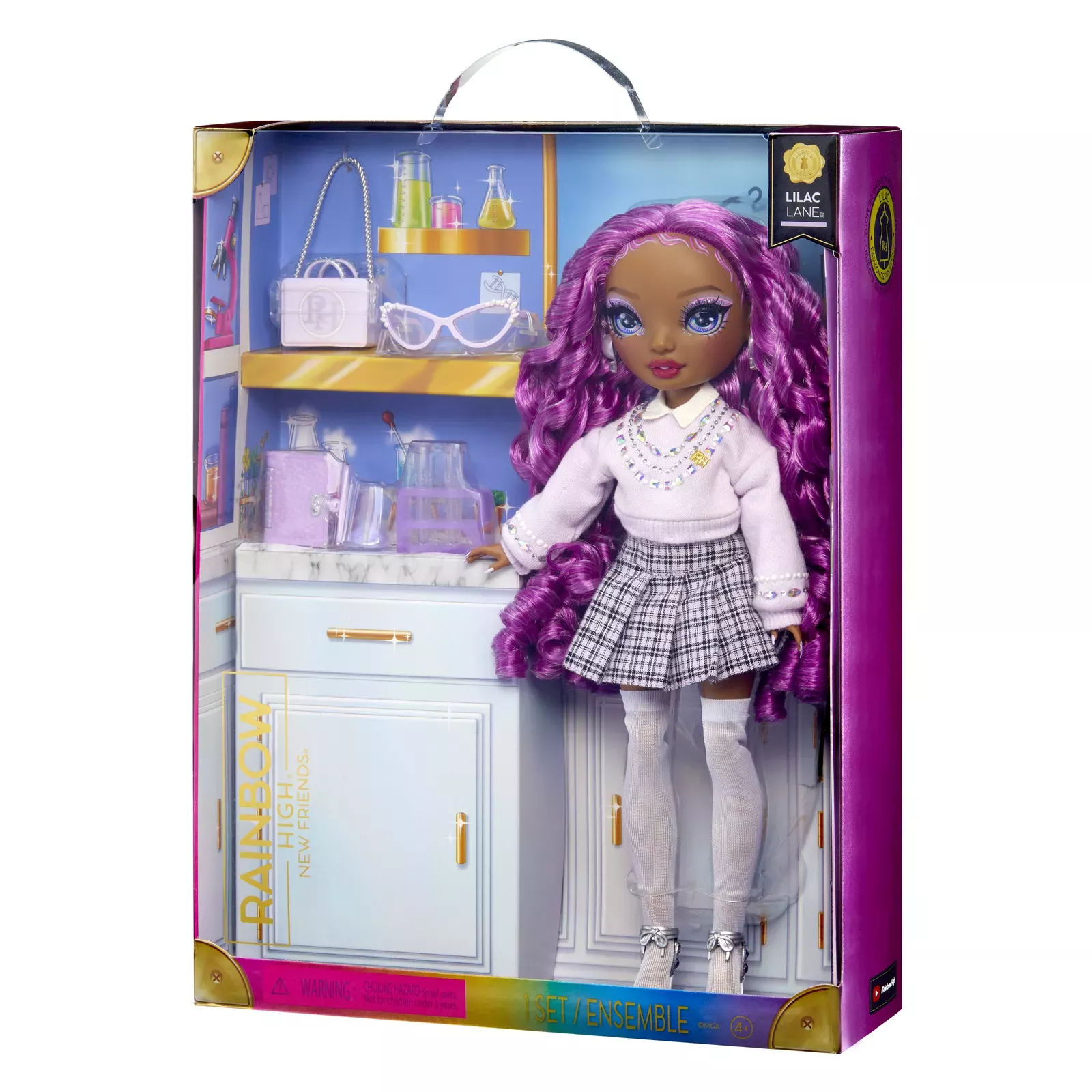 Rainbow High New Friends Fashion Doll- Lilac Lane (Purple