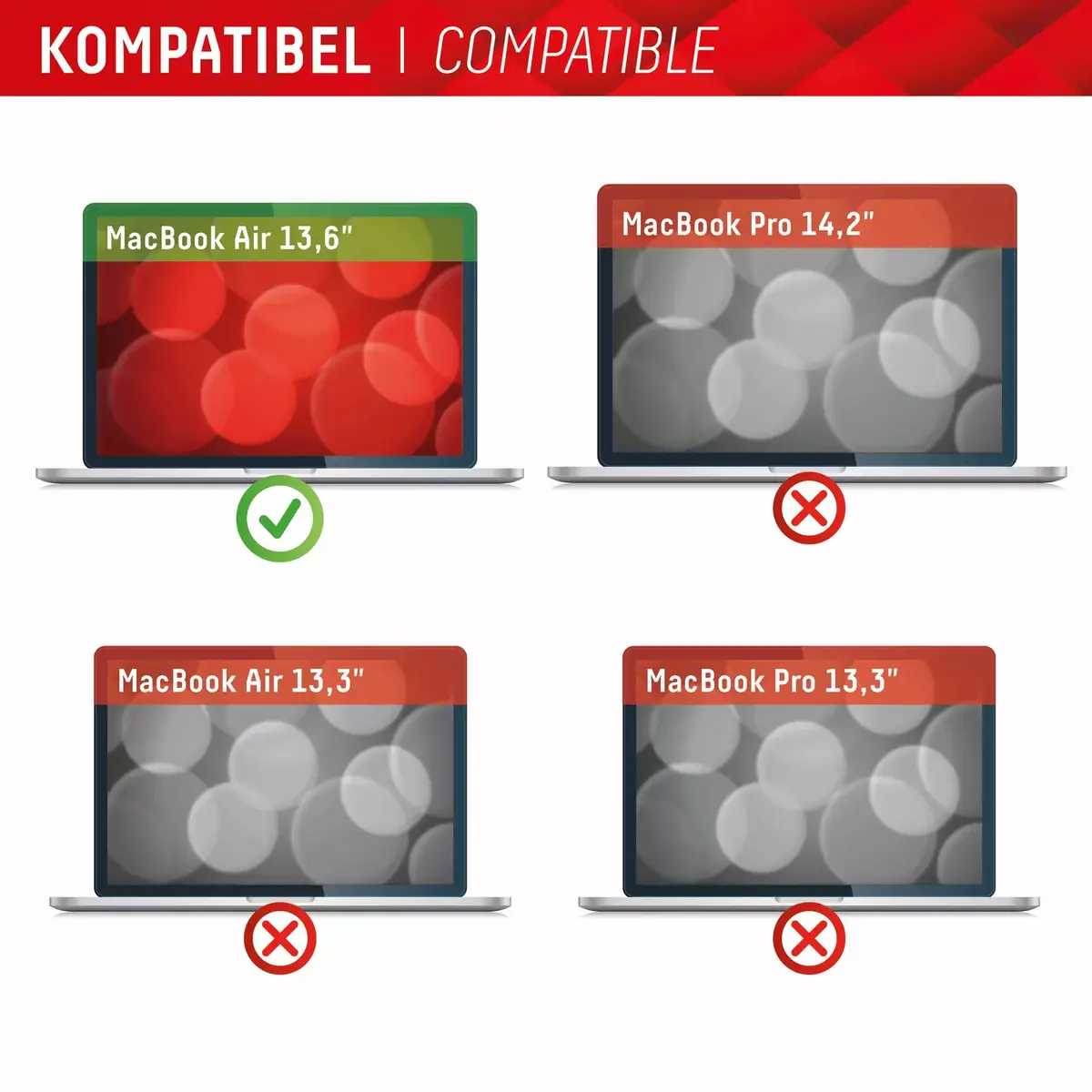 Displex PRIVACY SAFE magnētisks 2‑way priekš MacBook Air 13,6" Photo 7