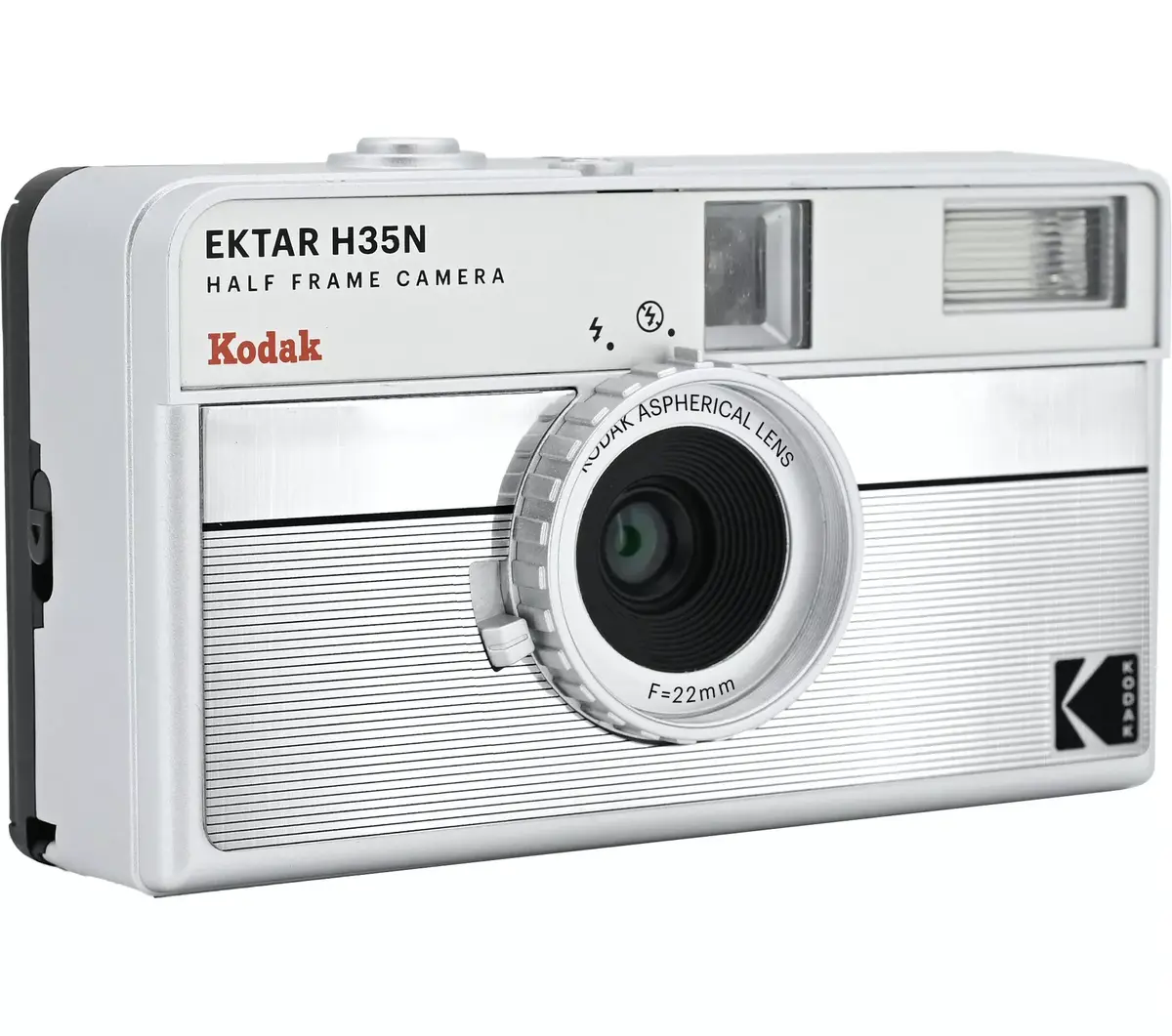 Kodak EKTAR H35N Striped Silver 35mm camera Photo 2