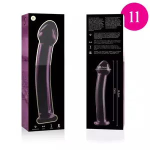 Dildo Nebula Series by Ibiza Borosilicate Glass Pink 16 cm -O- 3 cm