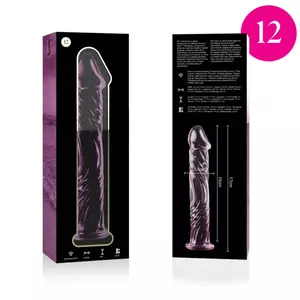 Dildo Nebula Series by Ibiza Borosilicate Glass Pink 17 cm