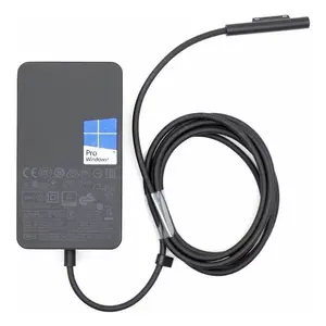 Microsoft Surface 65W Power Supply Laptop Tablet Black AC Indoor USB 2.0 1.7m