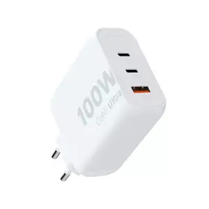 Iekštelpu lādētājs Xtorm 100W GaN² Ultra Sienas lādētājs Ātrā uzlāde 2 USB-C