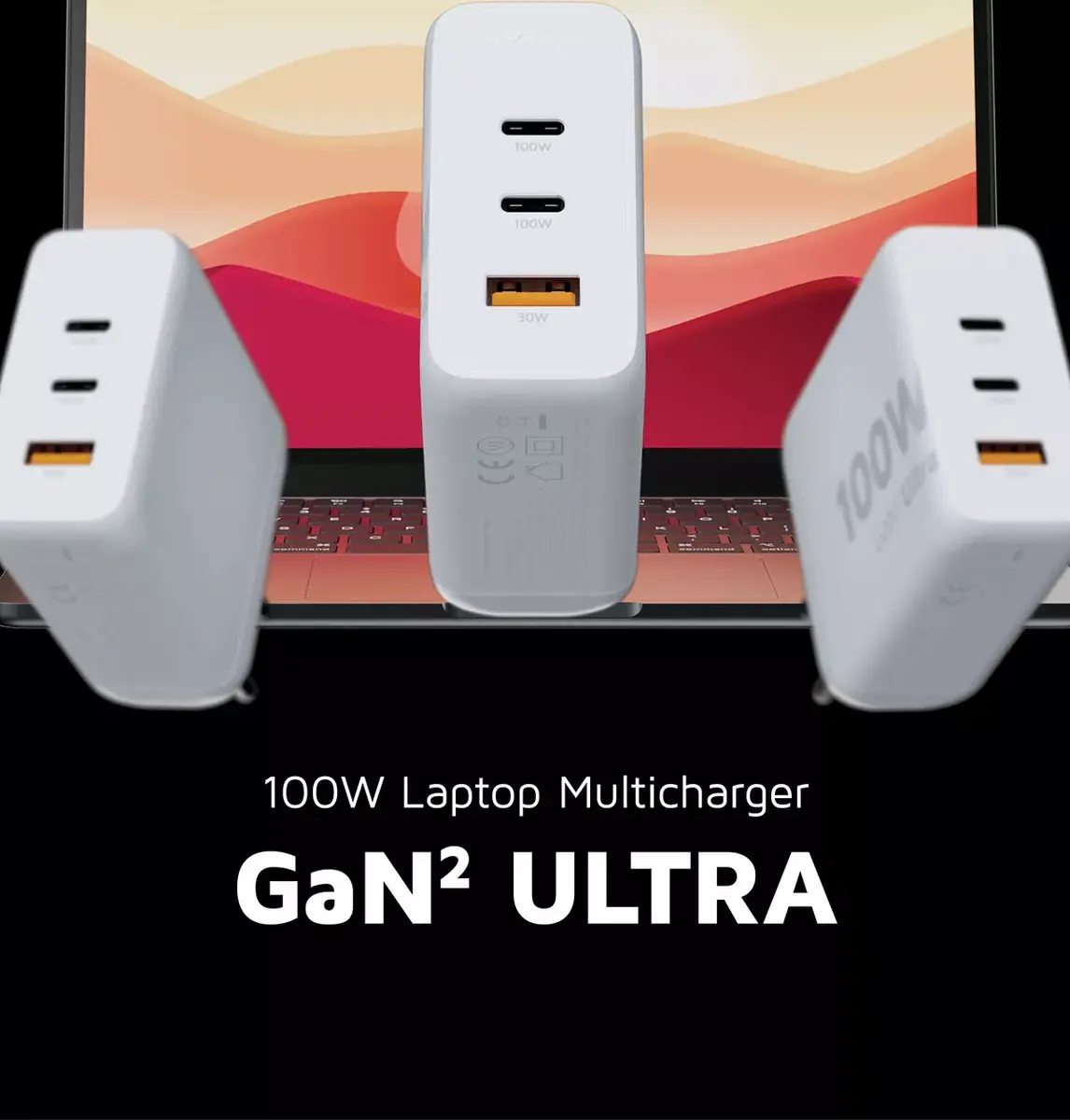 Iekštelpu lādētājs Xtorm 100W GaN² Ultra Photo 20