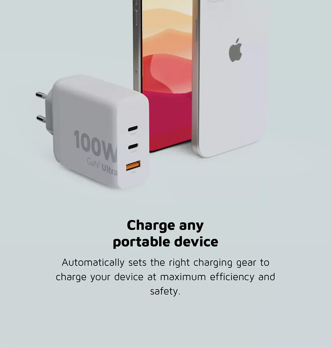Iekštelpu lādētājs Xtorm 100W GaN² Ultra Photo 22