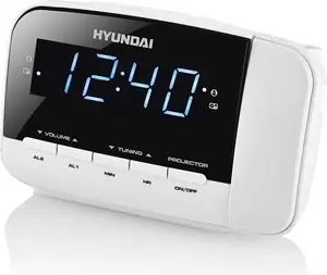 Clock Radio HYUNDAI RAC 481 PLLWW — FM radio, alarm clock, PLL tuner