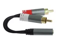 Аудиокабель PREMIUMCORD kjqqr-02 3,5 мм — 2×RCA Photo 2