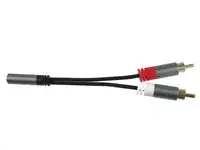 Аудиокабель PREMIUMCORD kjqqr-02 3,5 мм — 2×RCA Photo 3