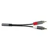Аудиокабель PREMIUMCORD kjqqr-02 3,5 мм — 2×RCA Photo 3