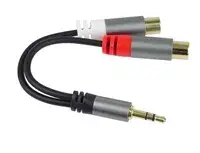 PREMIUMCORD kjqqr-03 3,5 мм → 2×RCA кабель-адаптер Photo 2