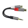PREMIUMCORD kjqqr-03 3,5 мм → 2×RCA кабель-адаптер Photo 2