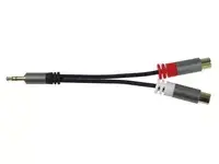 PREMIUMCORD kjqqr-03 3,5 мм → 2×RCA кабель-адаптер Photo 3