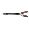 PREMIUMCORD kjqqr-03 3,5 мм → 2×RCA кабель-адаптер Photo 3