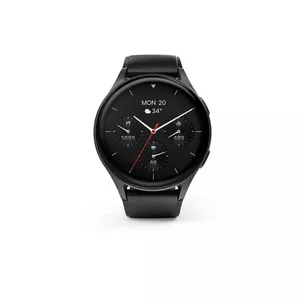 Hama Smartwatch 8900 3,63 cm (1.43") AMOLED 45 mm Digitāls 466 x 466 pikseļi Skārienjūtīgais ekrāns Melns GPS