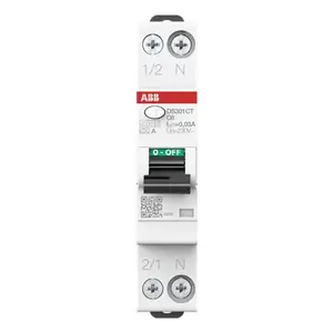 Автоматический выключатель дифференциального тока ABB 2CSR255165R1165 RCBO, 6А, тип A, характеристика C
