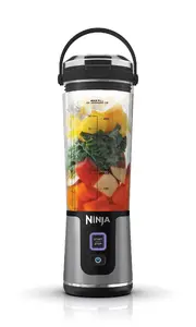 Ninja Blast BC151EUBK Bezvadu sporta blenderis ar 0,53 l trauka ietilpību un akumulatora barošanu, melns