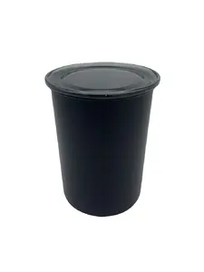 Airscape AS1707 Medium Stainless Steel Coffee Canister, Matte Black