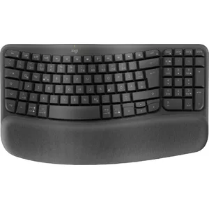 Клавиатура Logitech Wave Keys for Business Офисная RF Беспроводная + Bluetooth QWERTZ Немецкая Графит