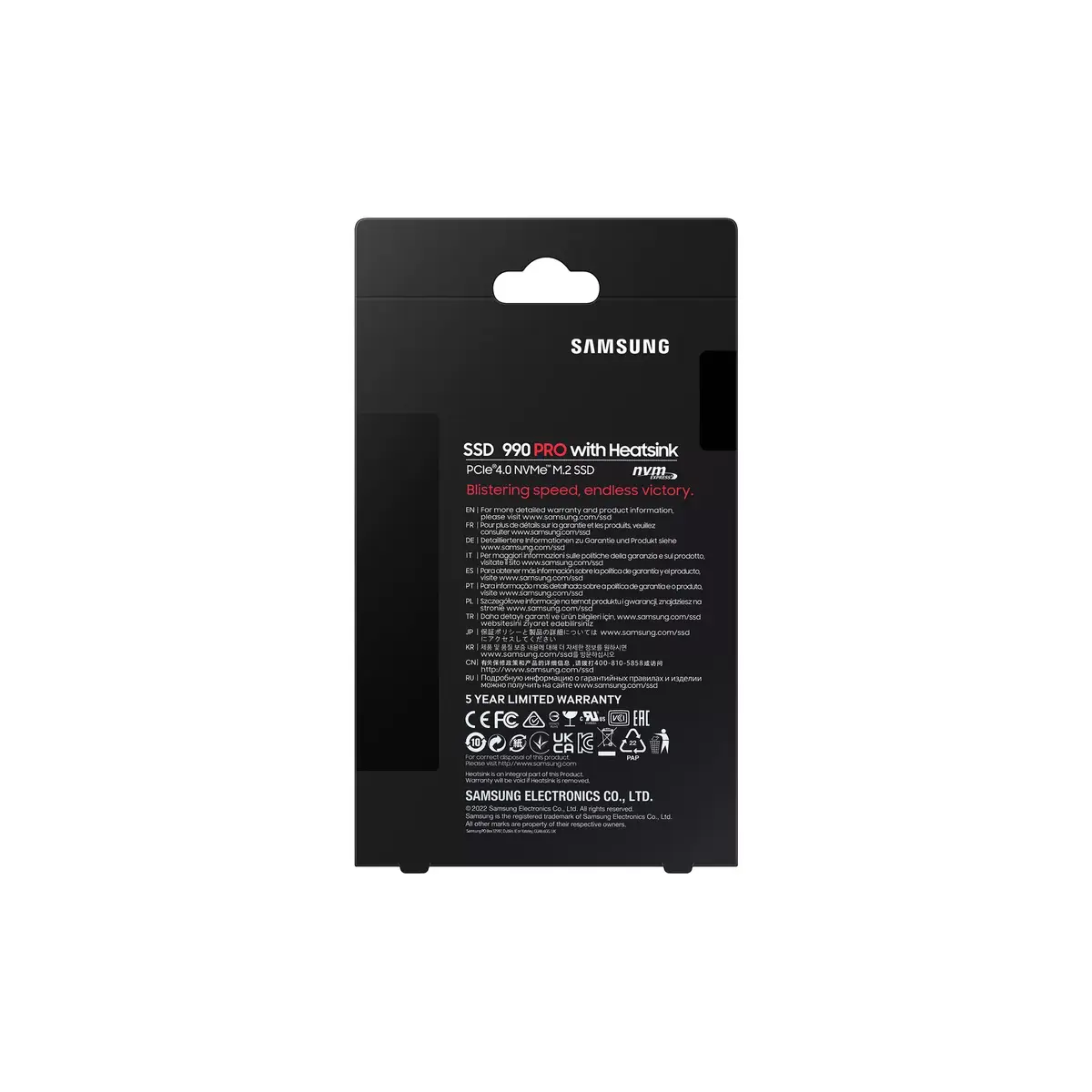 SSD Samsung 990 Pro 4 TB MZ-V9P4T0CW Photo 13