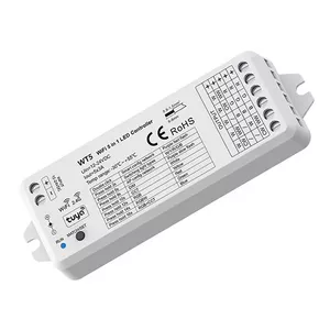 LED kontrolieris TUYA WT5 5in1 CCT RGB RGBW RGB+CCT — bezvadu viedā apgaismojuma kontrole