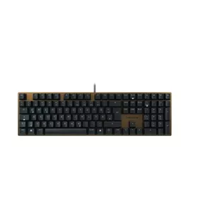 Клавиатура CHERRY KC 200 MX Универсальная USB QWERTZ Немецкая Черная Бронзовая Механическая